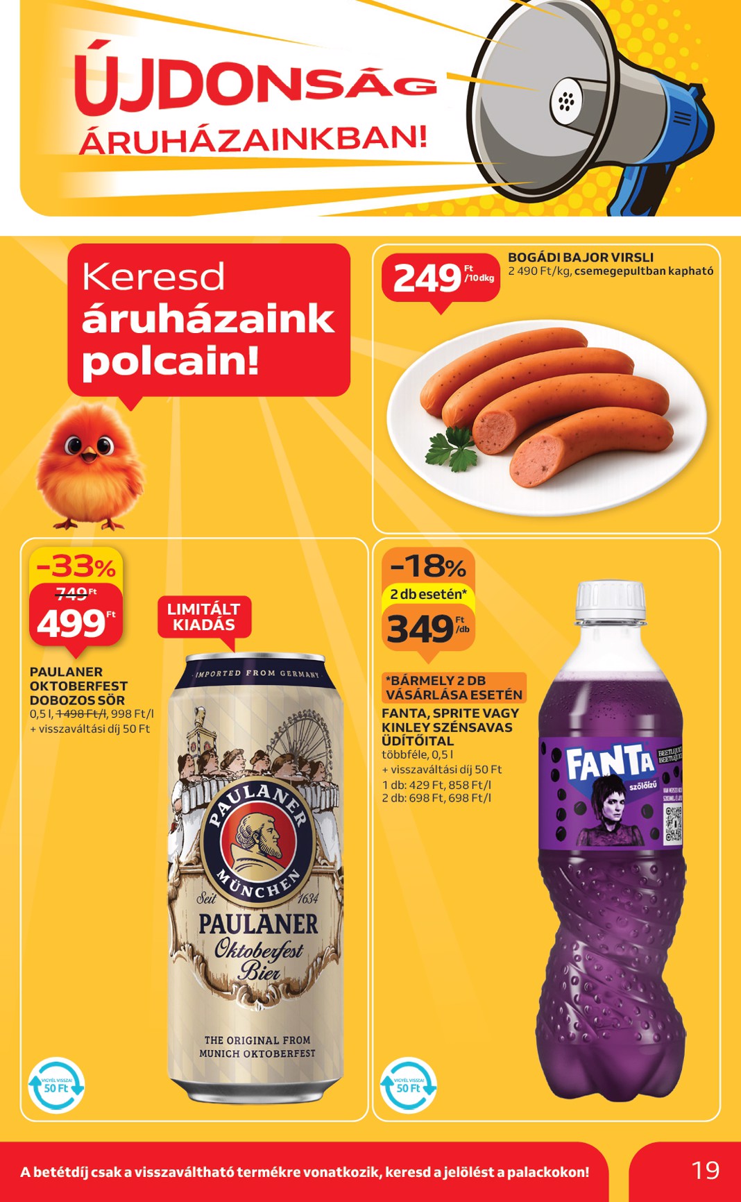 auchan - Auchan Hipermarket akciós újság, érvényes 09.25. - 10.01. - page: 19