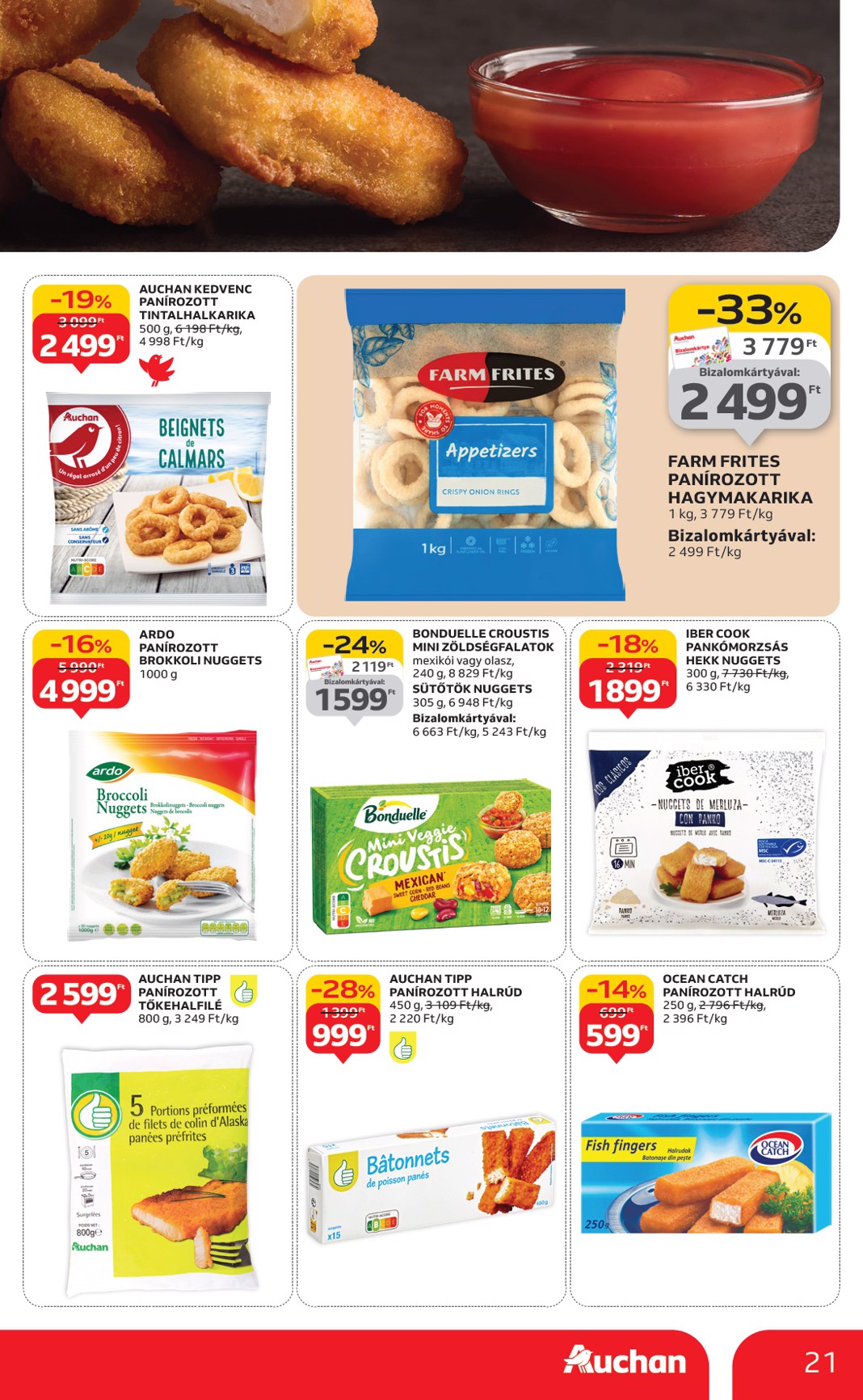 auchan - Auchan Hipermarket akciós újság, érvényes 09.25. - 10.01. - page: 21