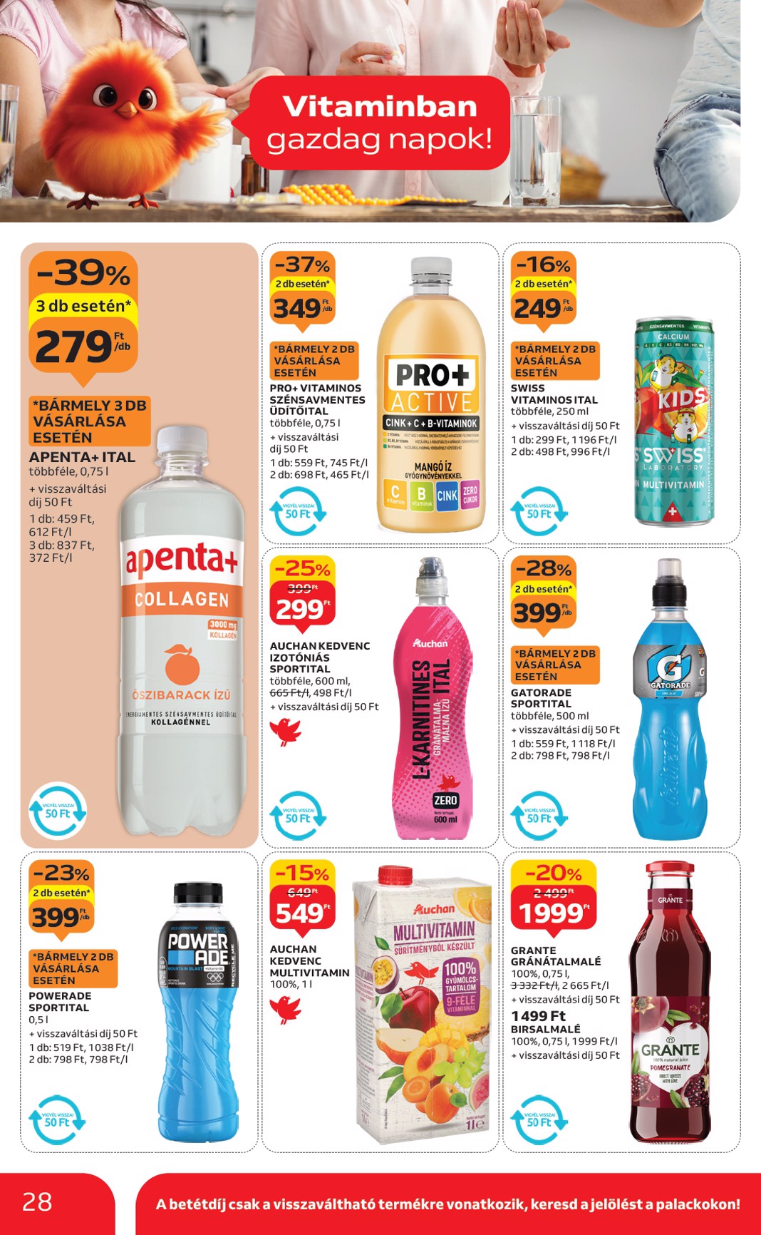auchan - Auchan Hipermarket akciós újság, érvényes 09.25. - 10.01. - page: 28