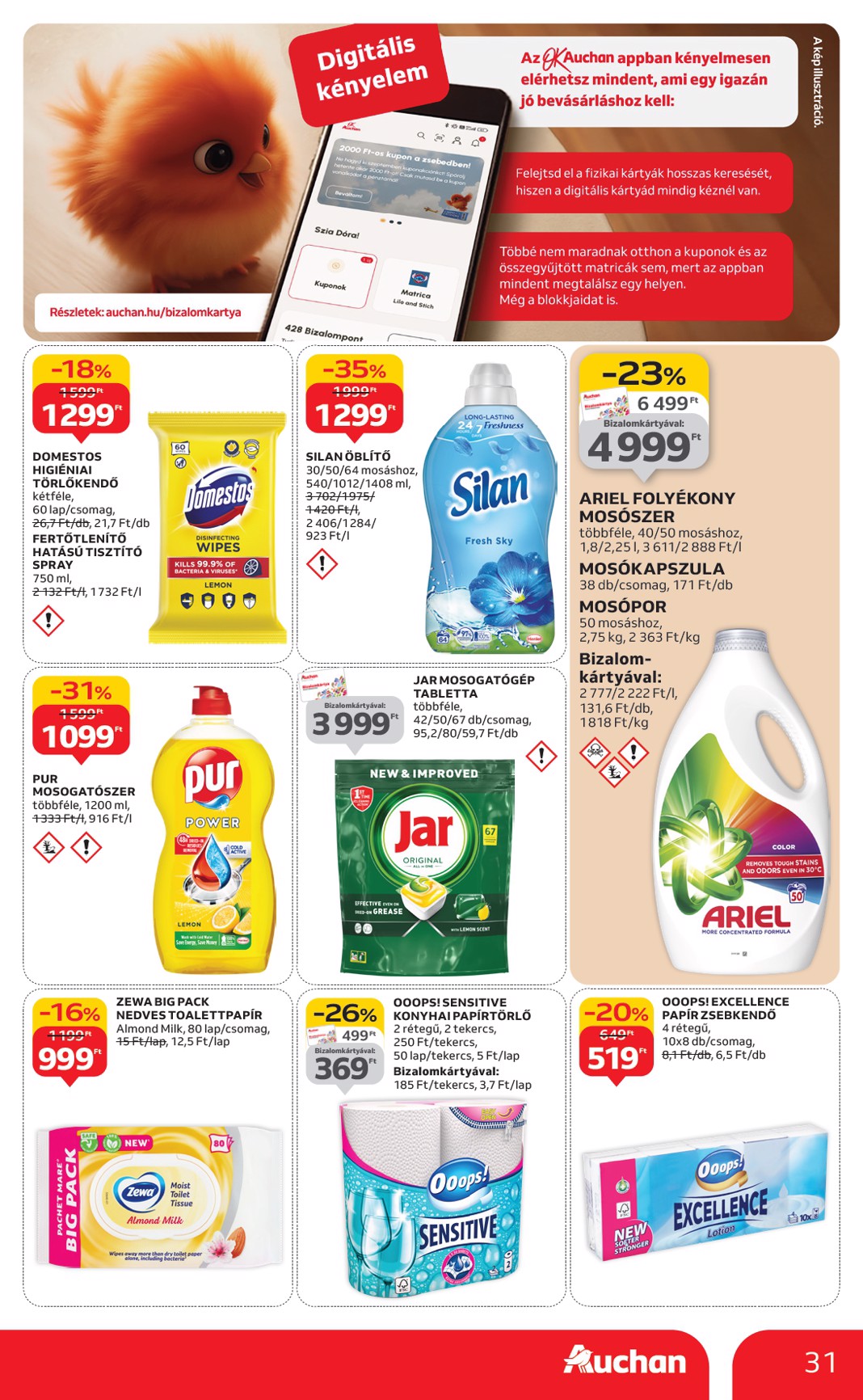 auchan - Auchan Hipermarket akciós újság, érvényes 09.25. - 10.01. - page: 31