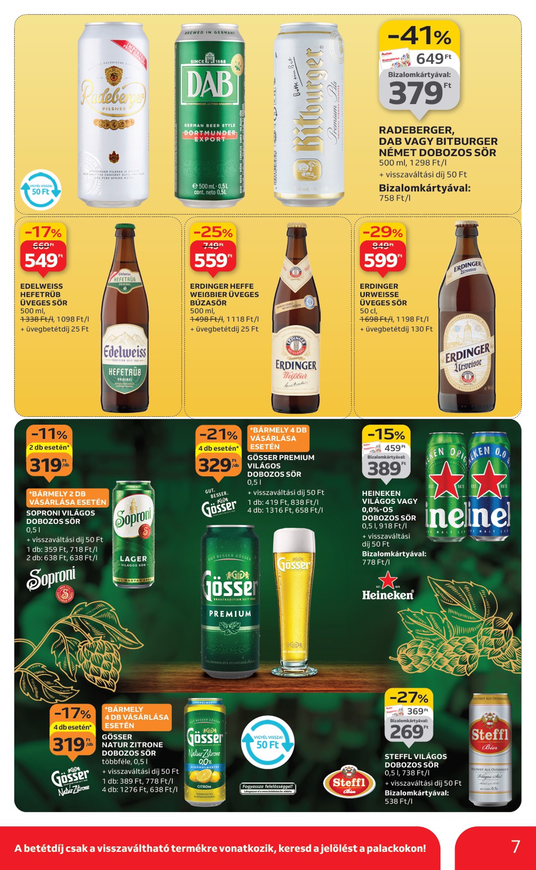 auchan - Auchan Hipermarket akciós újság, érvényes 09.25. - 10.01. - page: 7