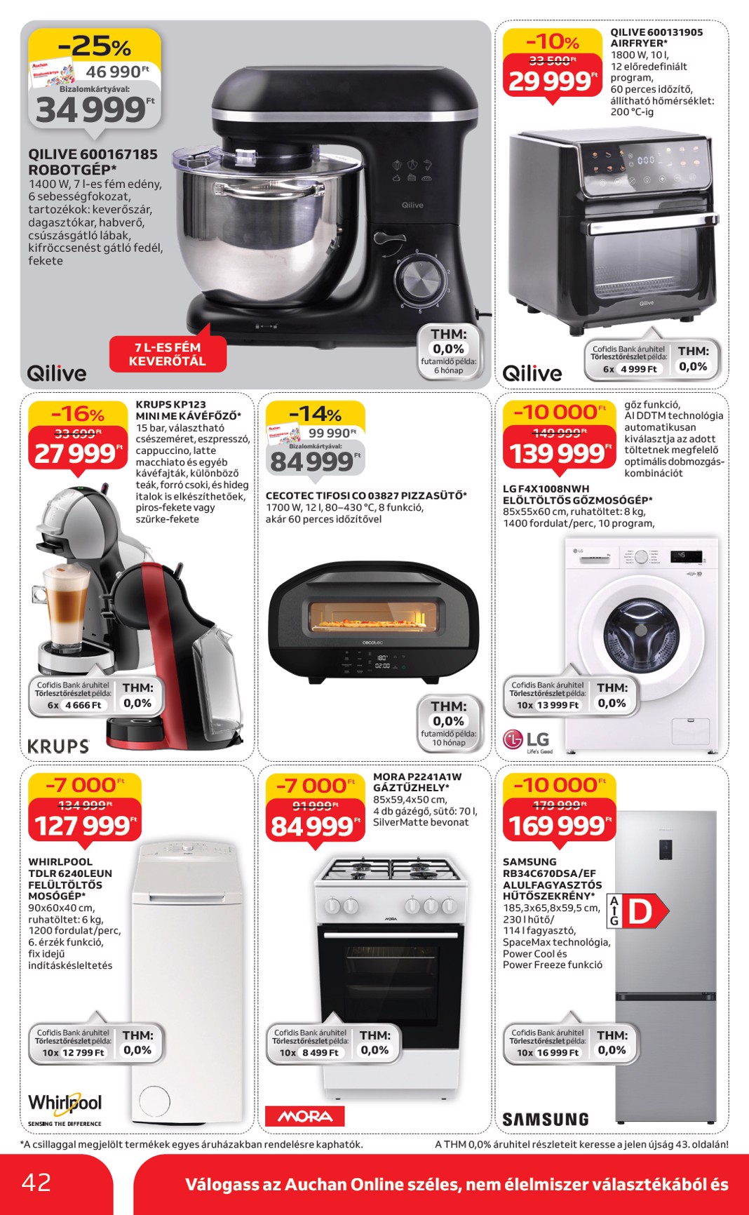 auchan - Auchan Hipermarket akciós újság, érvényes 09.25. - 10.01. - page: 42