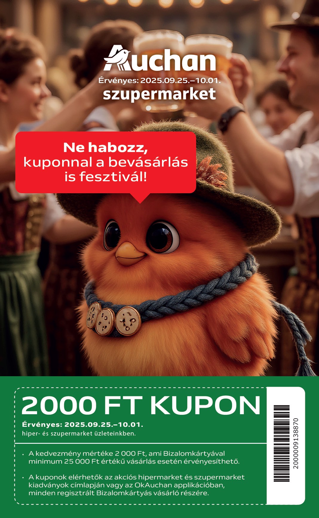 auchan - Auchan szupermarket akciós újság, érvényes 09.25. - 10.01.