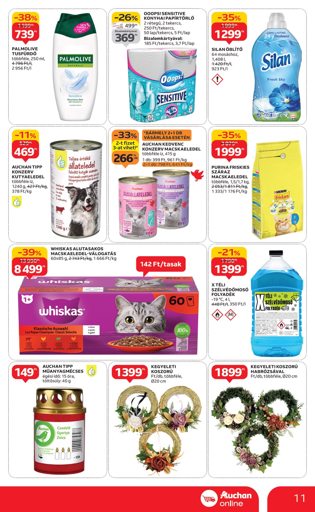 auchan - Auchan szupermarket akciós újság, érvényes 09.25. - 10.01. - page: 11