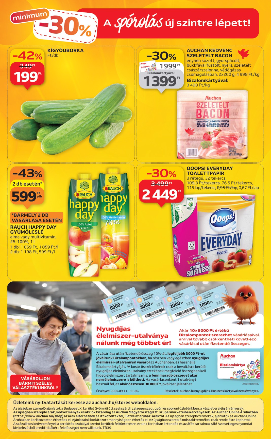 auchan - Auchan szupermarket akciós újság, érvényes 09.25. - 10.01. - page: 12