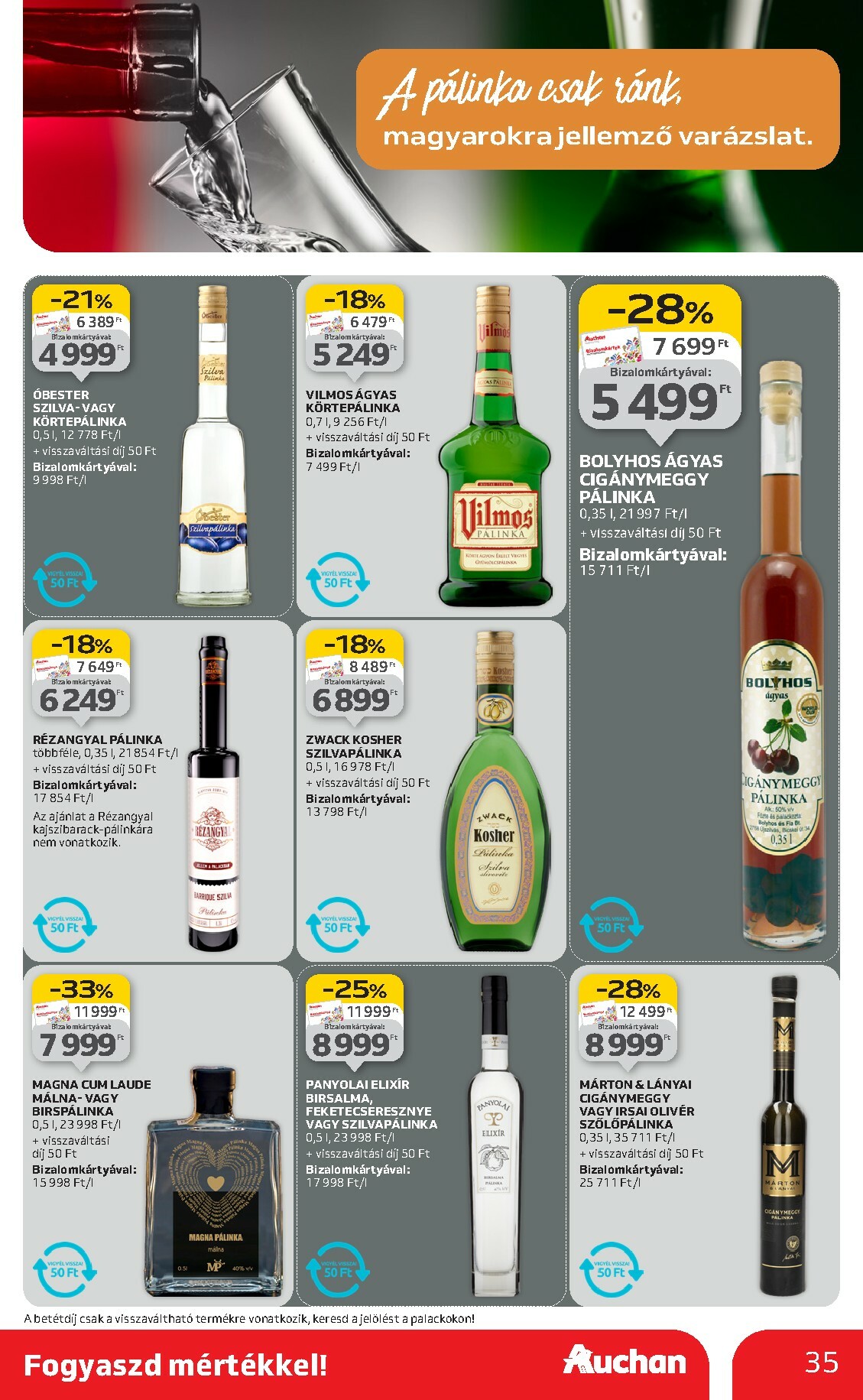 auchan - Auchan - Bor ajánlataink akciós újság, érvényes 10.02. - 10.22. - page: 35