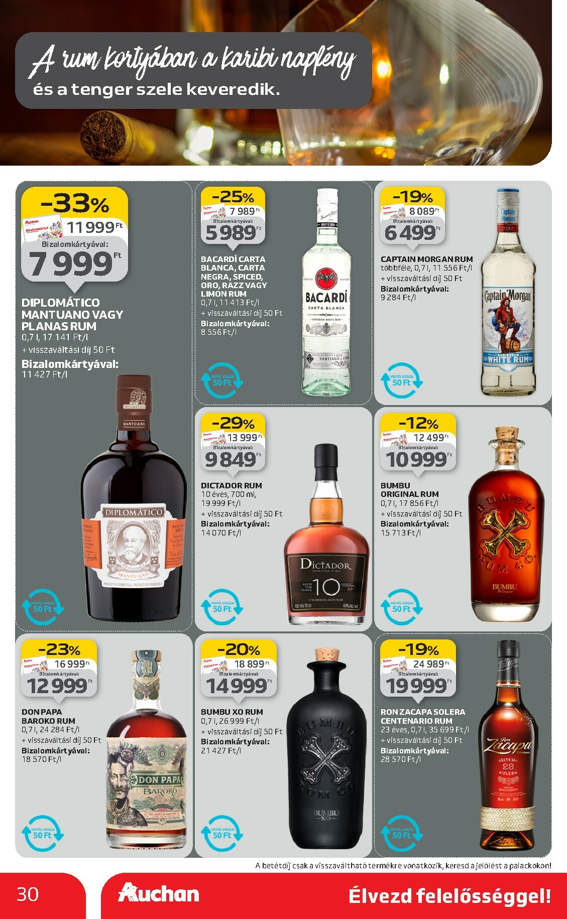 auchan - Auchan - Bor ajánlataink akciós újság, érvényes 10.02. - 10.22. - page: 30