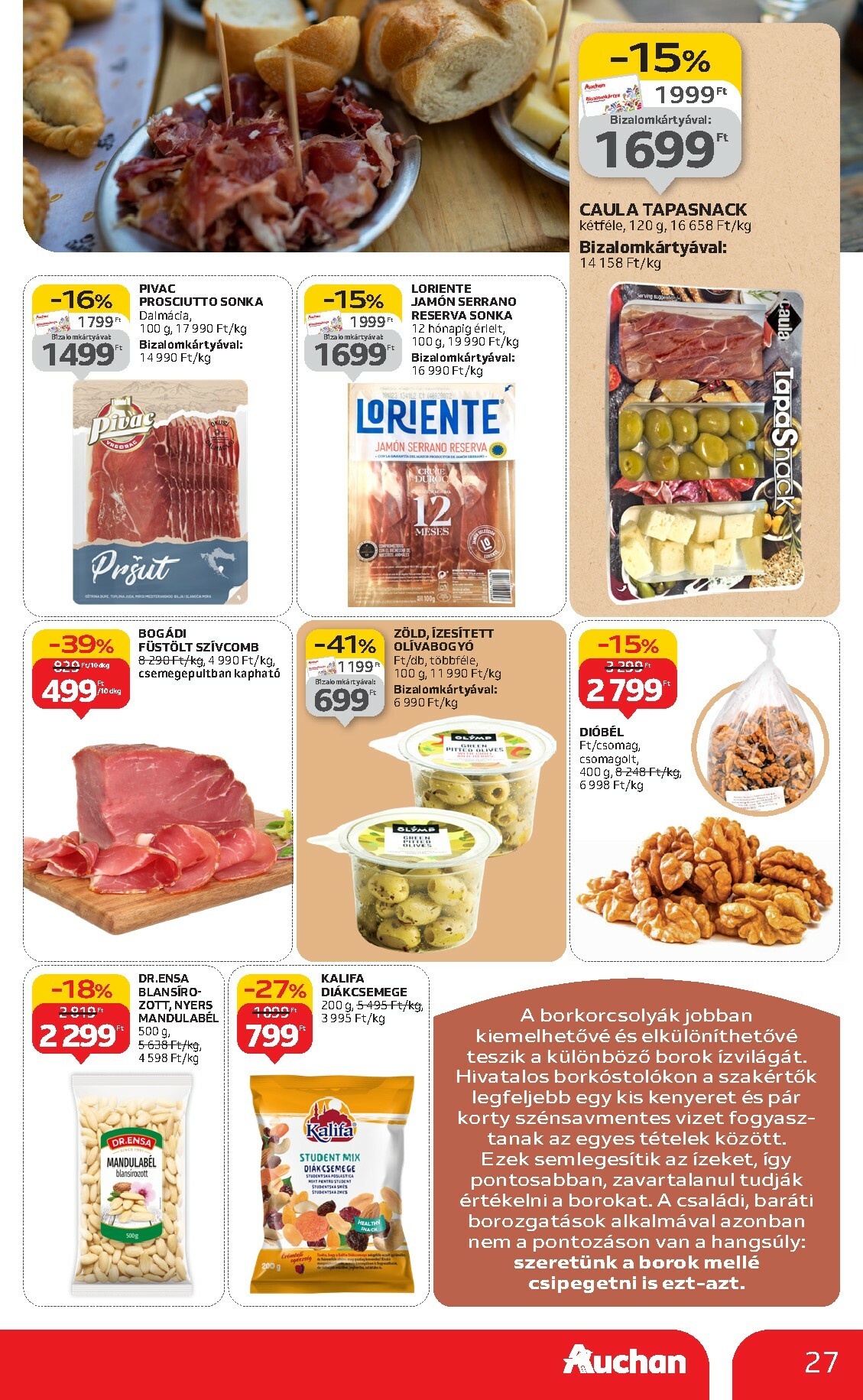 auchan - Auchan - Bor ajánlataink akciós újság, érvényes 10.02. - 10.22. - page: 27