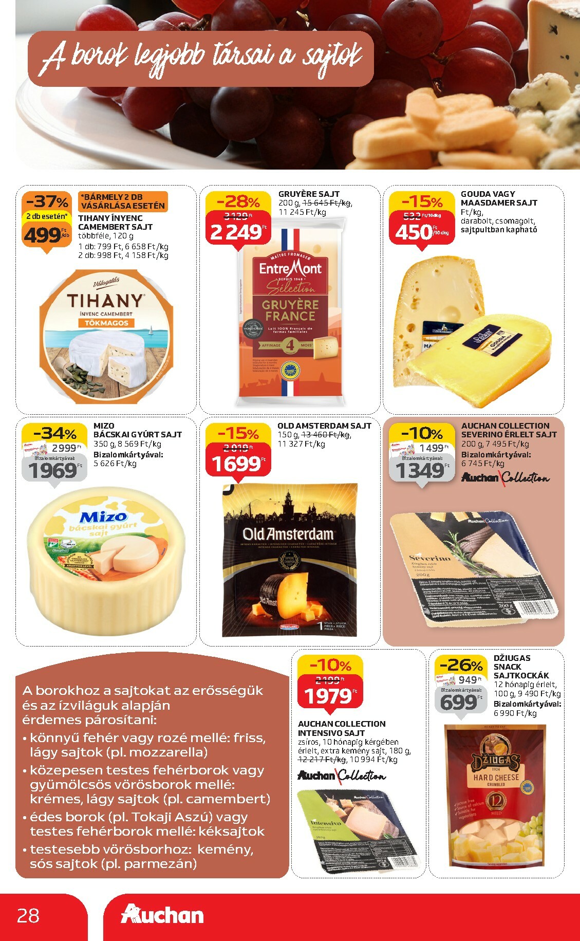 auchan - Auchan - Bor ajánlataink akciós újság, érvényes 10.02. - 10.22. - page: 28