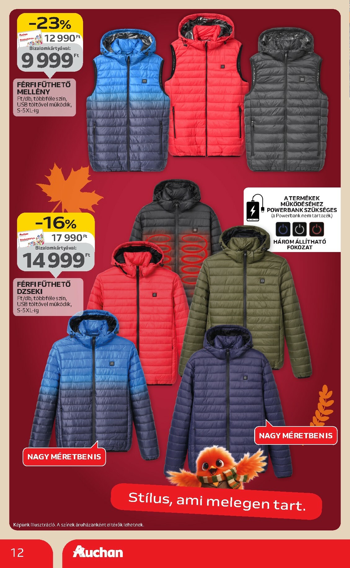 auchan - Auchan - Őszi Textil ajánlataink akciós újság, érvényes 10.02. - 10.29. - page: 12