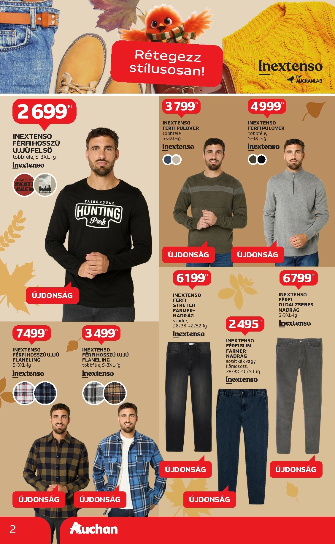 auchan - Auchan - Őszi Textil ajánlataink akciós újság, érvényes 10.02. - 10.29. - page: 2