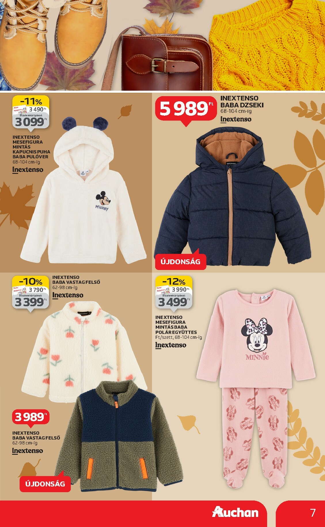 auchan - Auchan - Őszi Textil ajánlataink akciós újság, érvényes 10.02. - 10.29. - page: 7