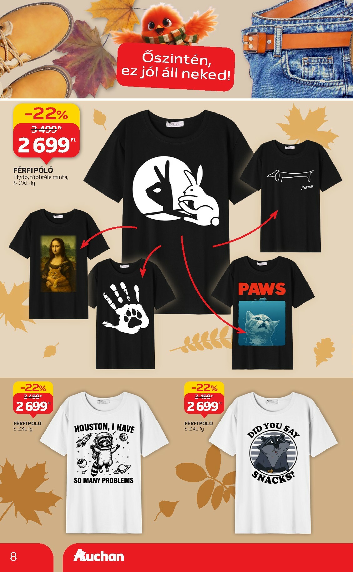 auchan - Auchan - Őszi Textil ajánlataink akciós újság, érvényes 10.02. - 10.29. - page: 8