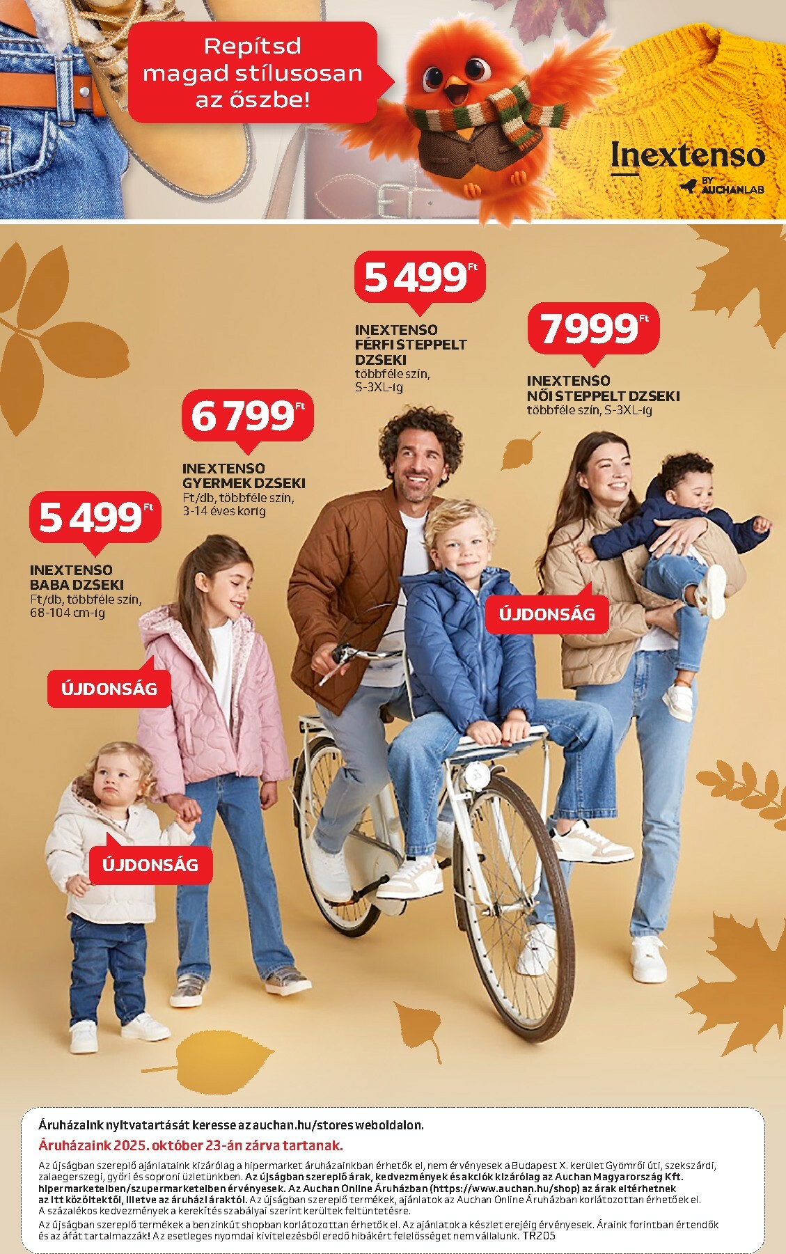 auchan - Auchan - Őszi Textil ajánlataink akciós újság, érvényes 10.02. - 10.29. - page: 16