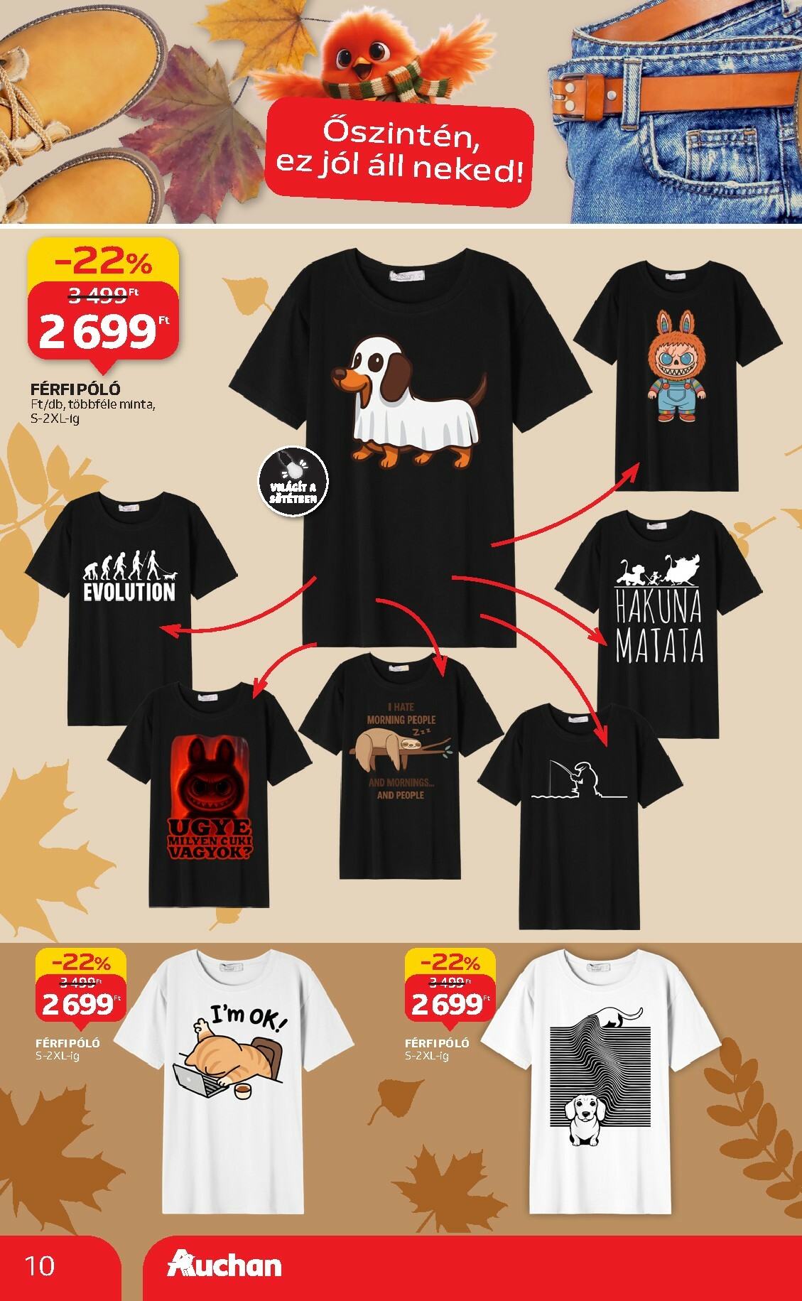 auchan - Auchan - Őszi Textil ajánlataink akciós újság, érvényes 10.02. - 10.29. - page: 10