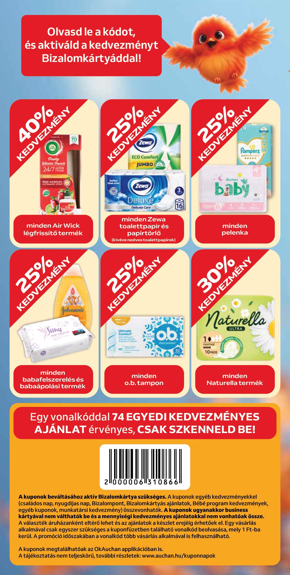 auchan - Auchan - Őszi kuponnapok akciós újság, érvényes 10.02. - 10.12. - page: 4