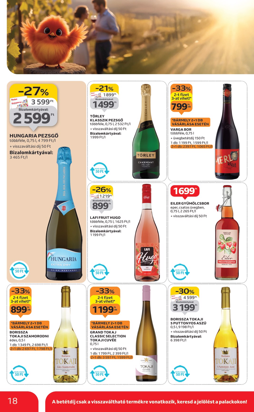 auchan - Auchan szupermarket akciós újság, érvényes 10.02. - 10.08. - page: 18