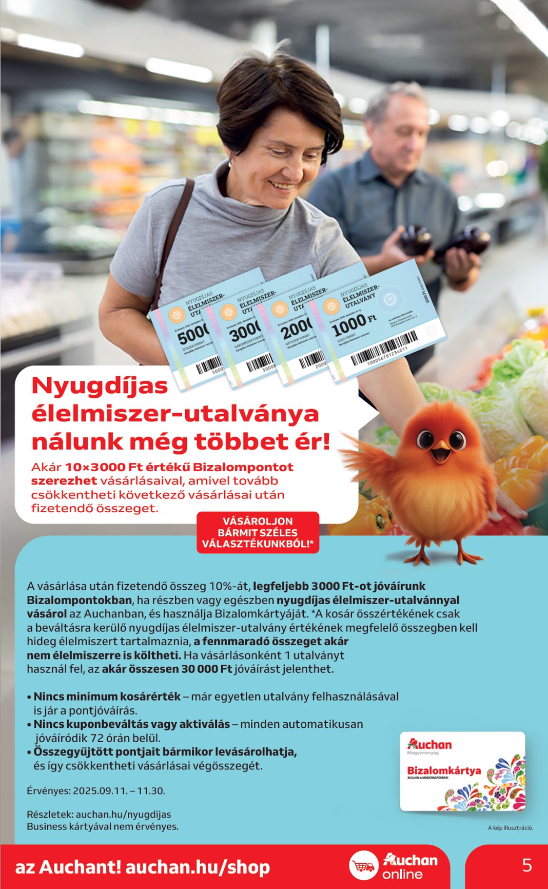 auchan - Auchan szupermarket akciós újság, érvényes 10.02. - 10.08. - page: 5