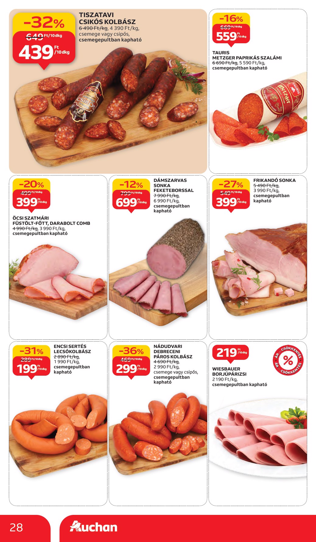 auchan - Auchan Hipermarket akciós újság, érvényes 10.02. - 10.08. - page: 28
