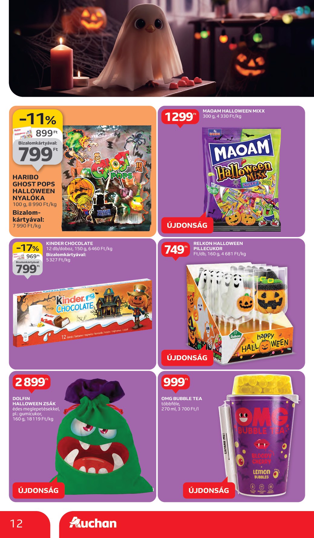 auchan - Auchan Hipermarket akciós újság, érvényes 10.02. - 10.08. - page: 12