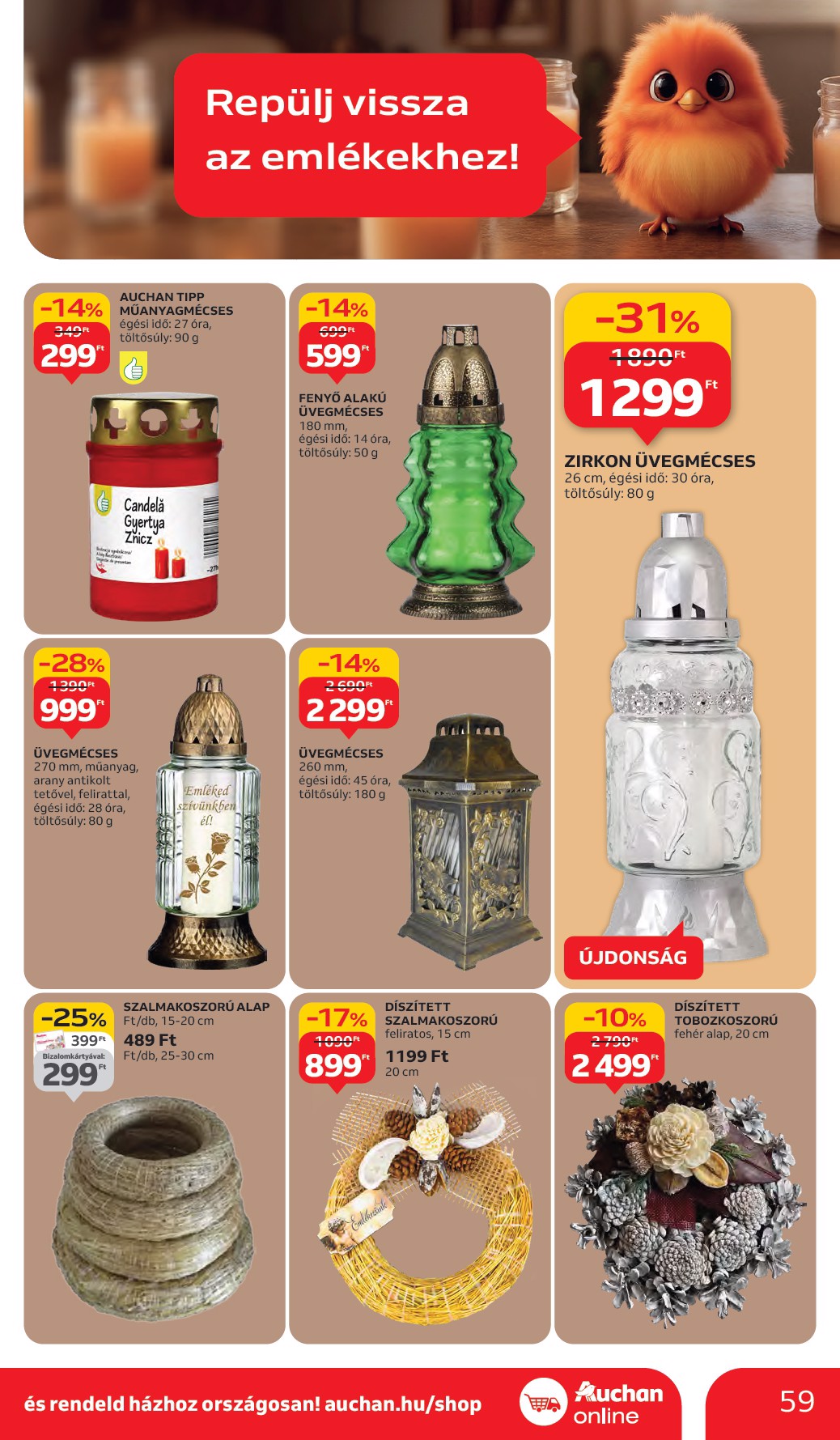 auchan - Auchan Hipermarket akciós újság, érvényes 10.02. - 10.08. - page: 59