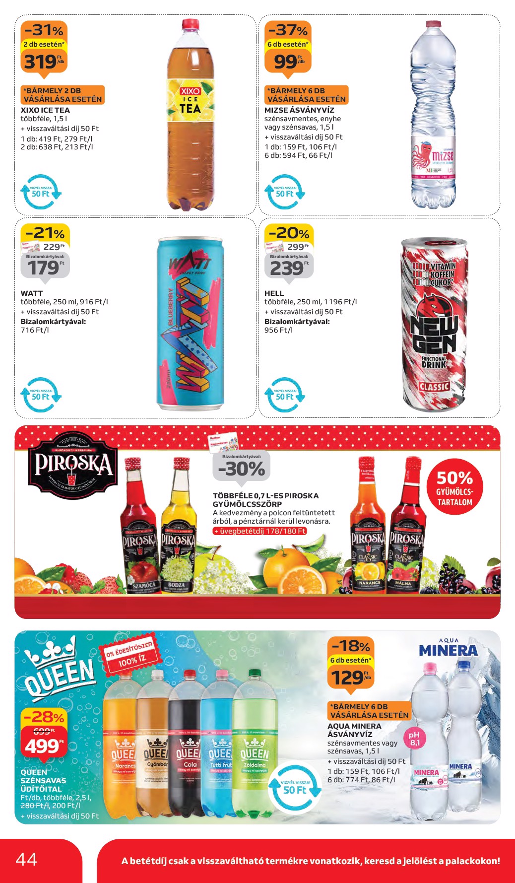 auchan - Auchan Hipermarket akciós újság, érvényes 10.02. - 10.08. - page: 44
