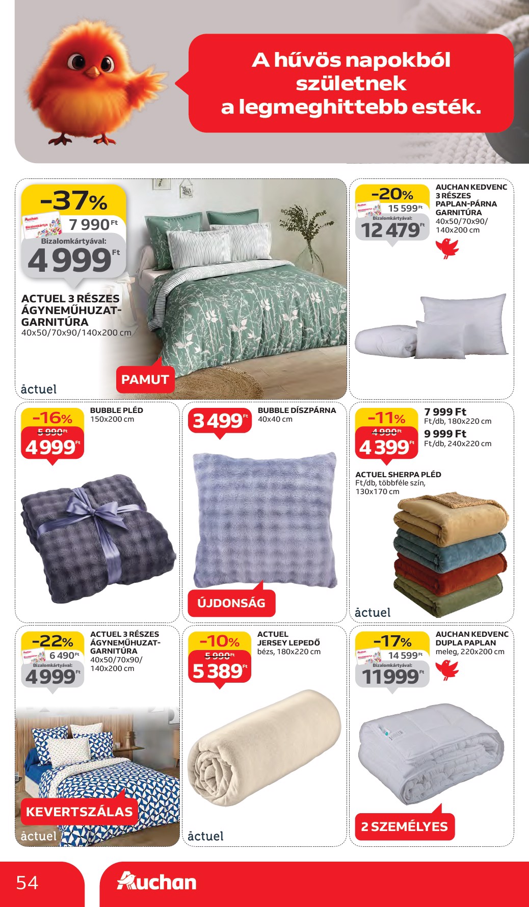 auchan - Auchan Hipermarket akciós újság, érvényes 10.02. - 10.08. - page: 54