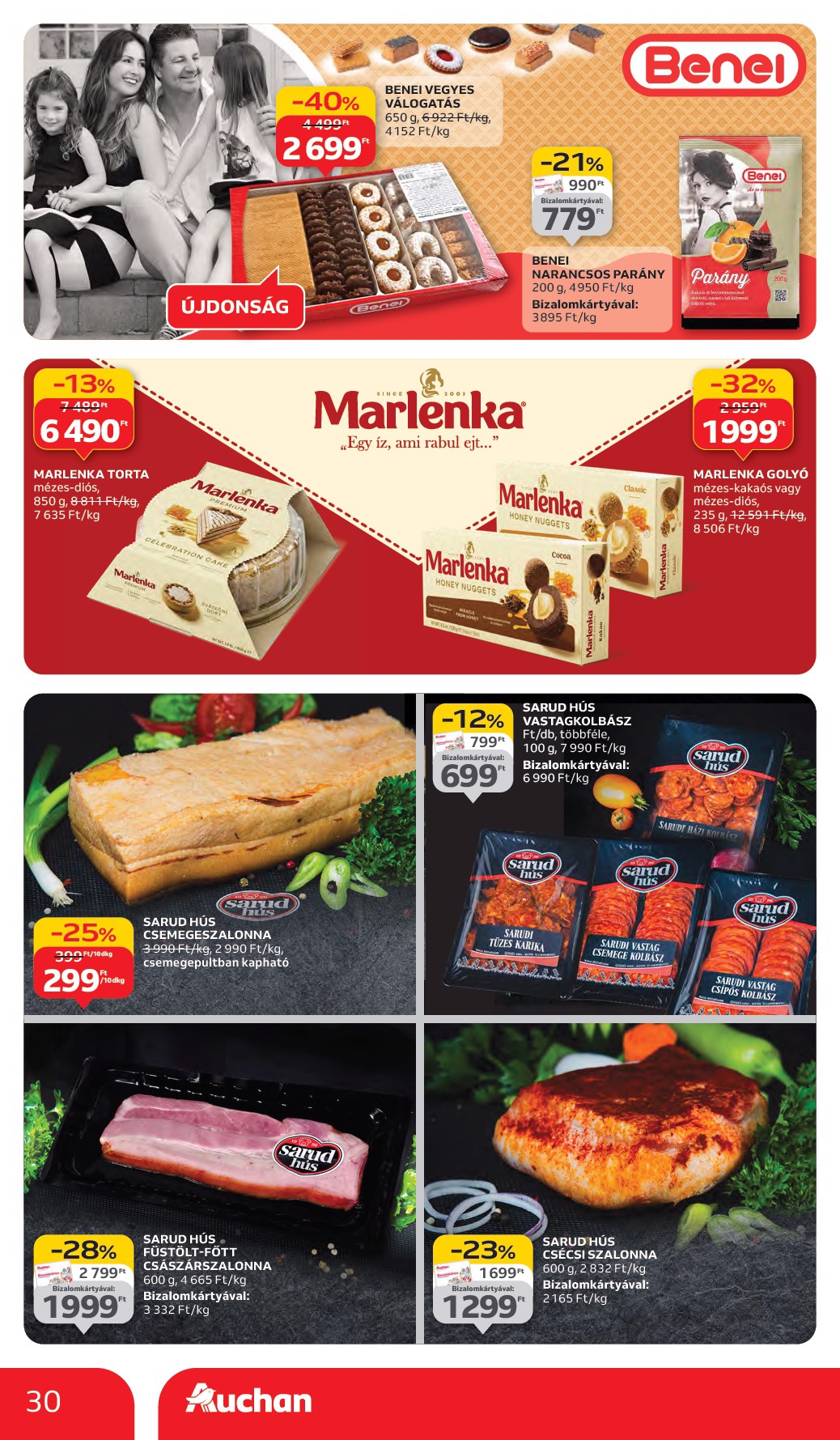 auchan - Auchan Hipermarket akciós újság, érvényes 10.02. - 10.08. - page: 30