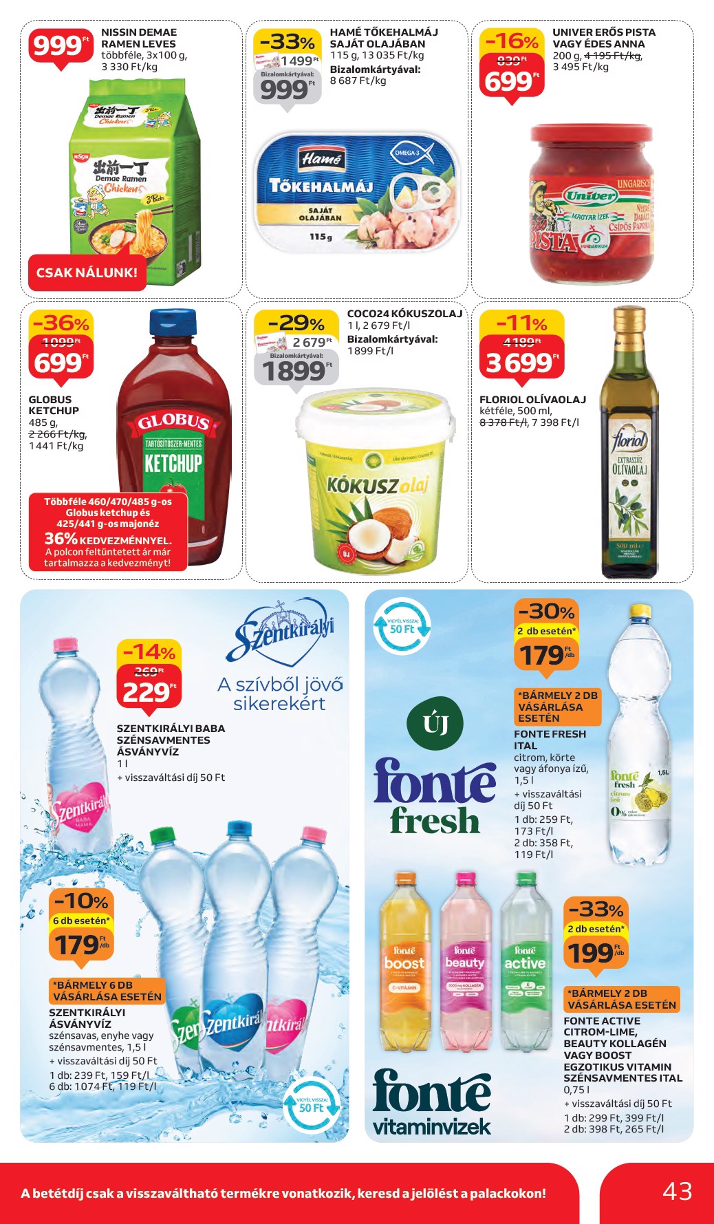 auchan - Auchan Hipermarket akciós újság, érvényes 10.02. - 10.08. - page: 43