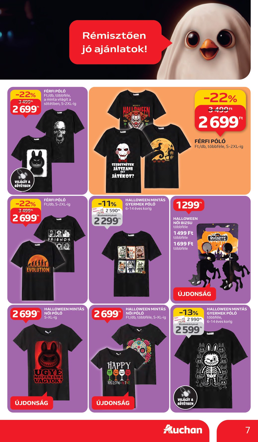 auchan - Auchan Hipermarket akciós újság, érvényes 10.02. - 10.08. - page: 7