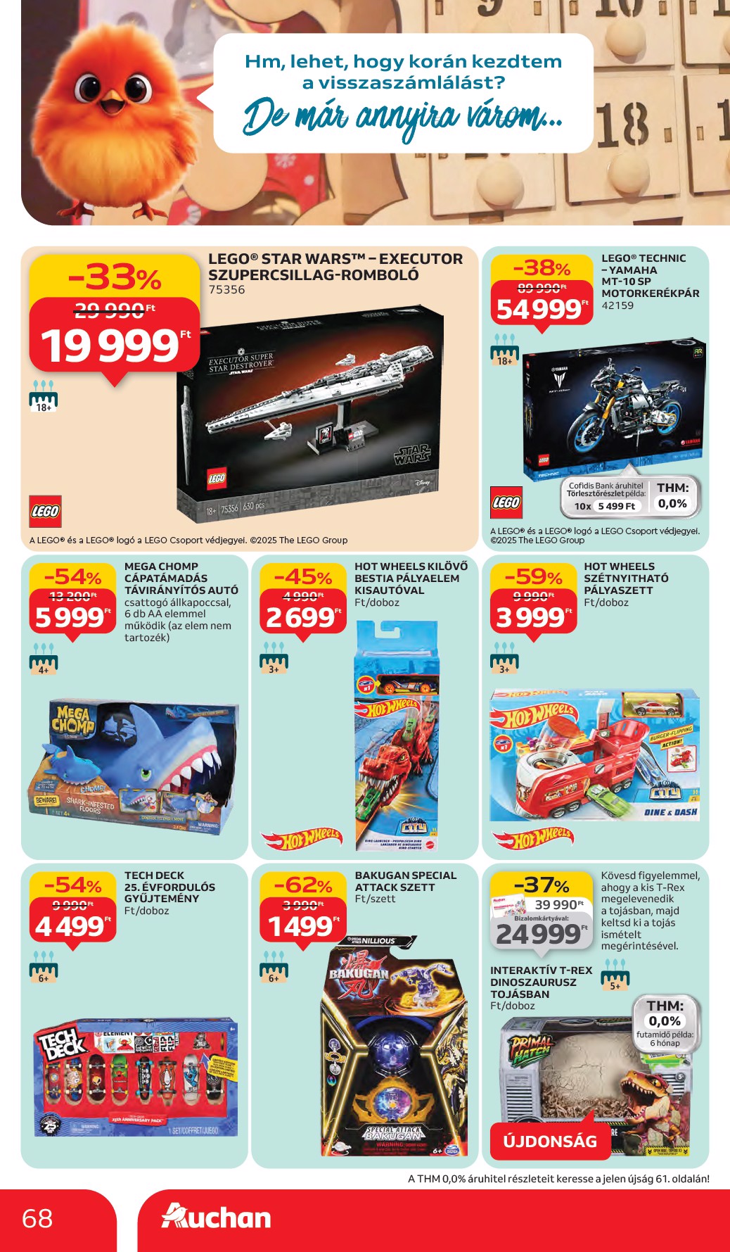 auchan - Auchan Hipermarket akciós újság, érvényes 10.02. - 10.08. - page: 68