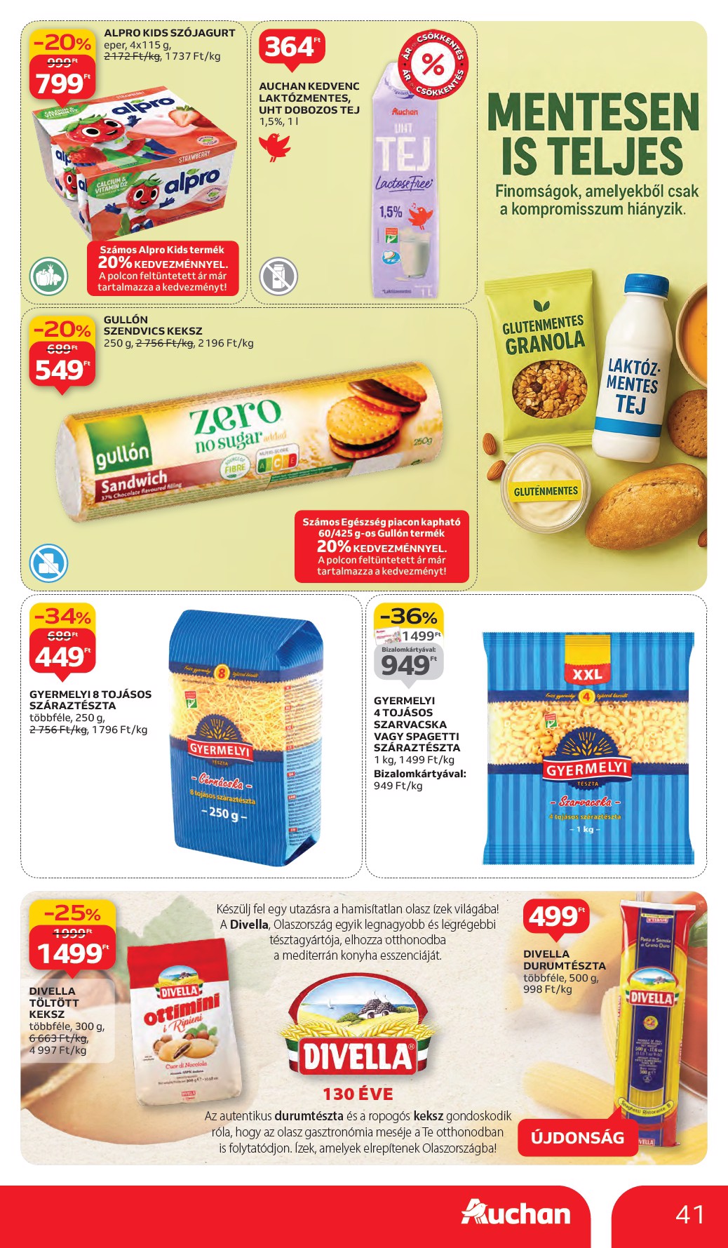 auchan - Auchan Hipermarket akciós újság, érvényes 10.02. - 10.08. - page: 41