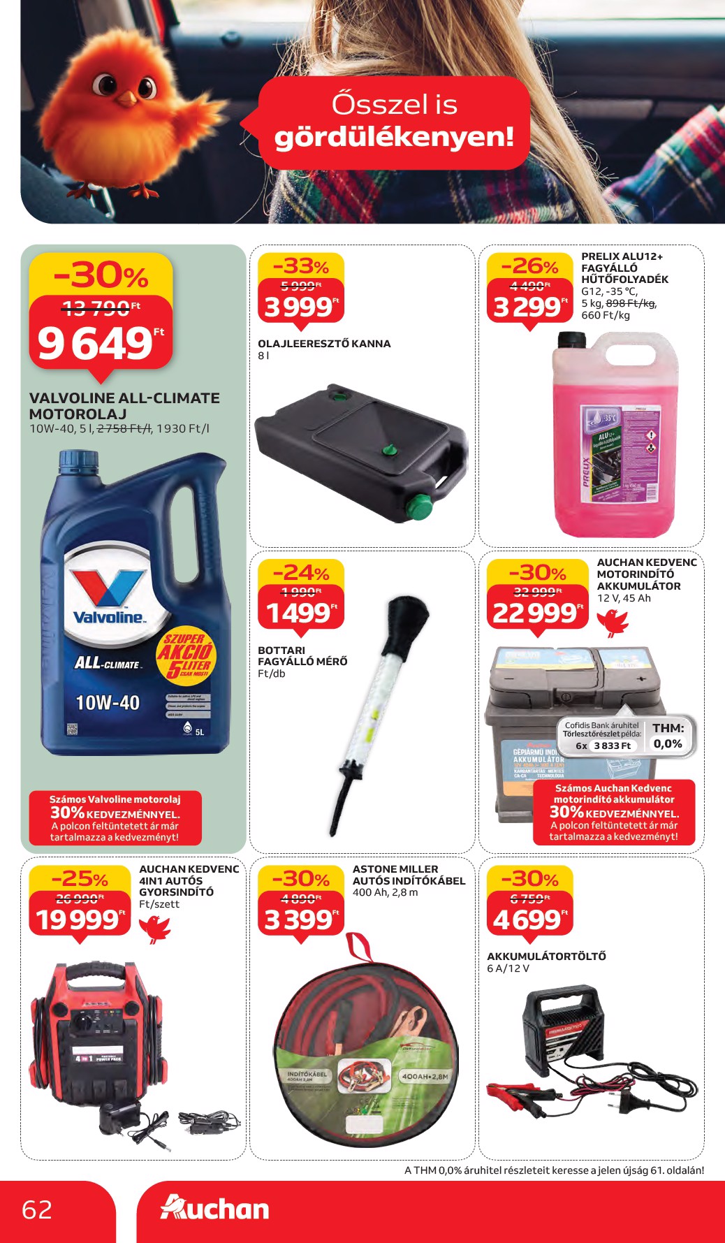 auchan - Auchan Hipermarket akciós újság, érvényes 10.02. - 10.08. - page: 62
