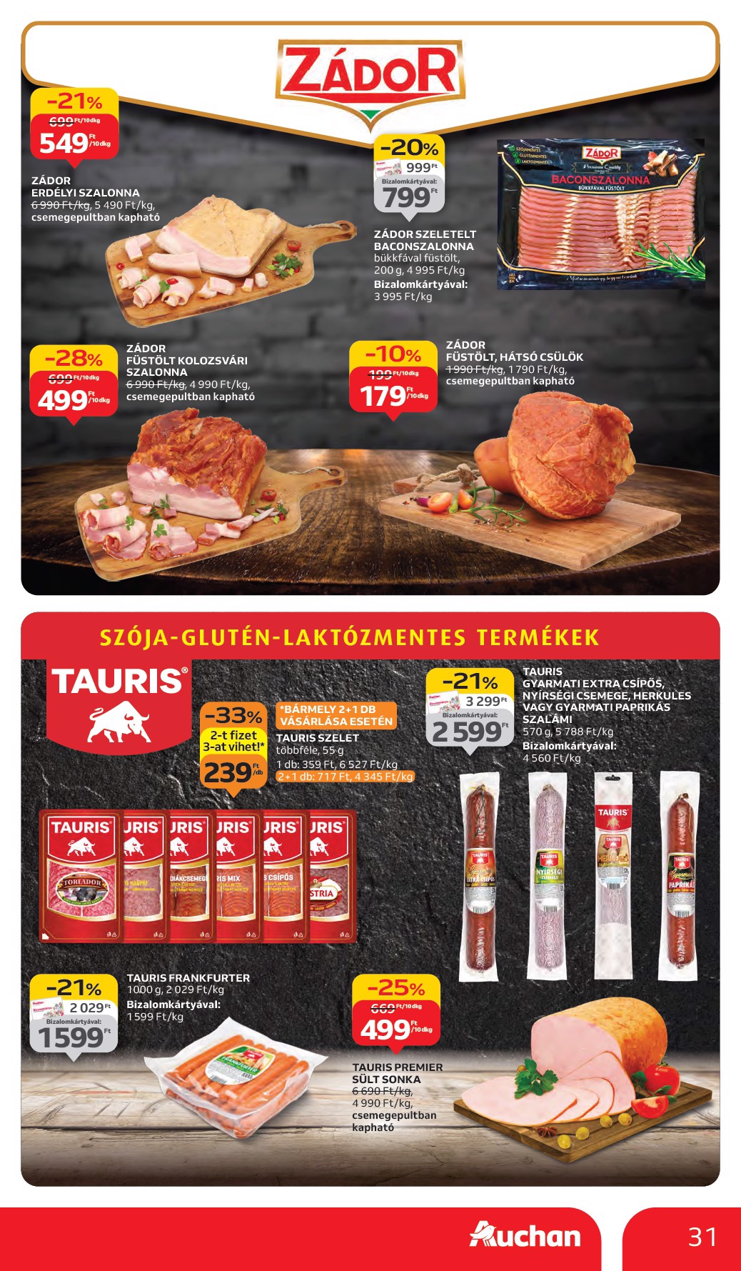auchan - Auchan Hipermarket akciós újság, érvényes 10.02. - 10.08. - page: 31