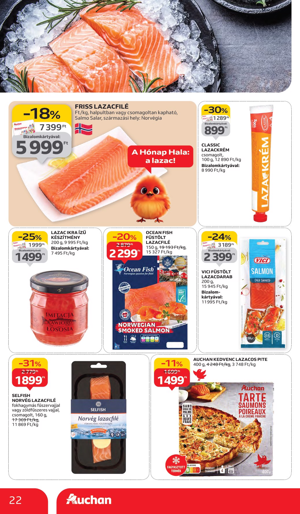 auchan - Auchan Hipermarket akciós újság, érvényes 10.02. - 10.08. - page: 22