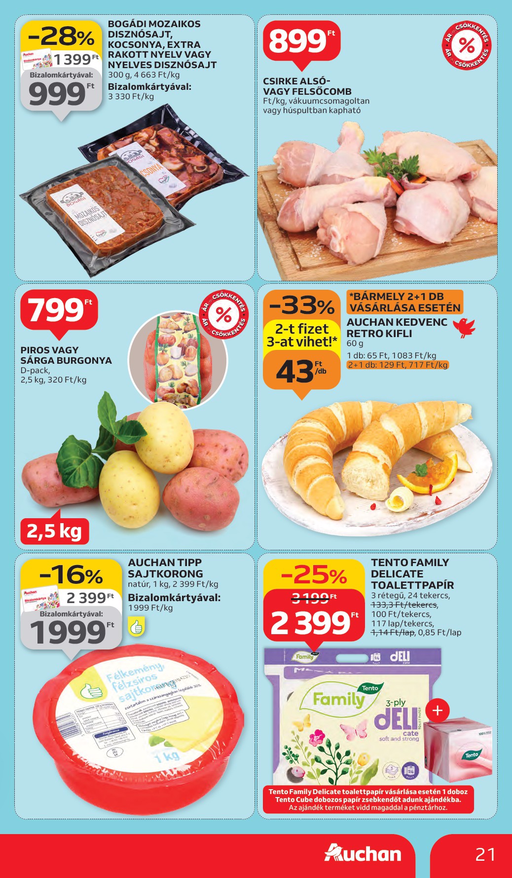 auchan - Auchan Hipermarket akciós újság, érvényes 10.02. - 10.08. - page: 21