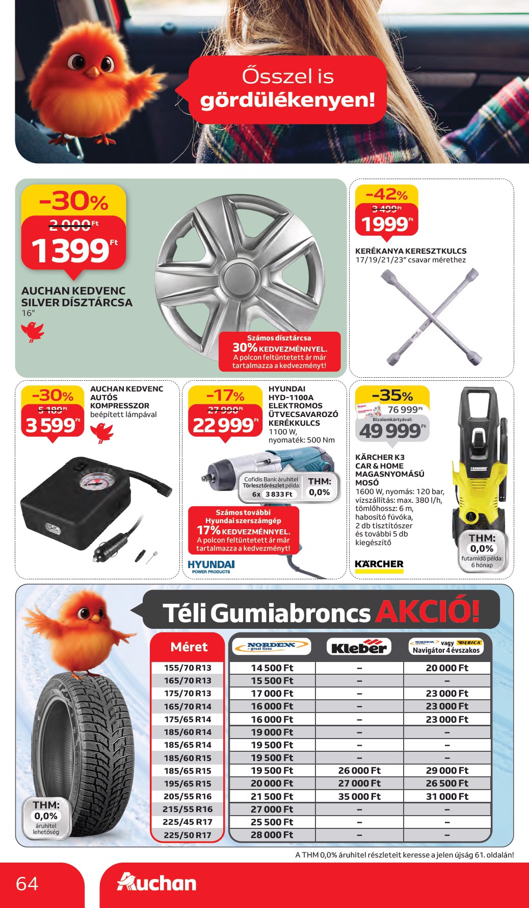 auchan - Auchan Hipermarket akciós újság, érvényes 10.02. - 10.08. - page: 64