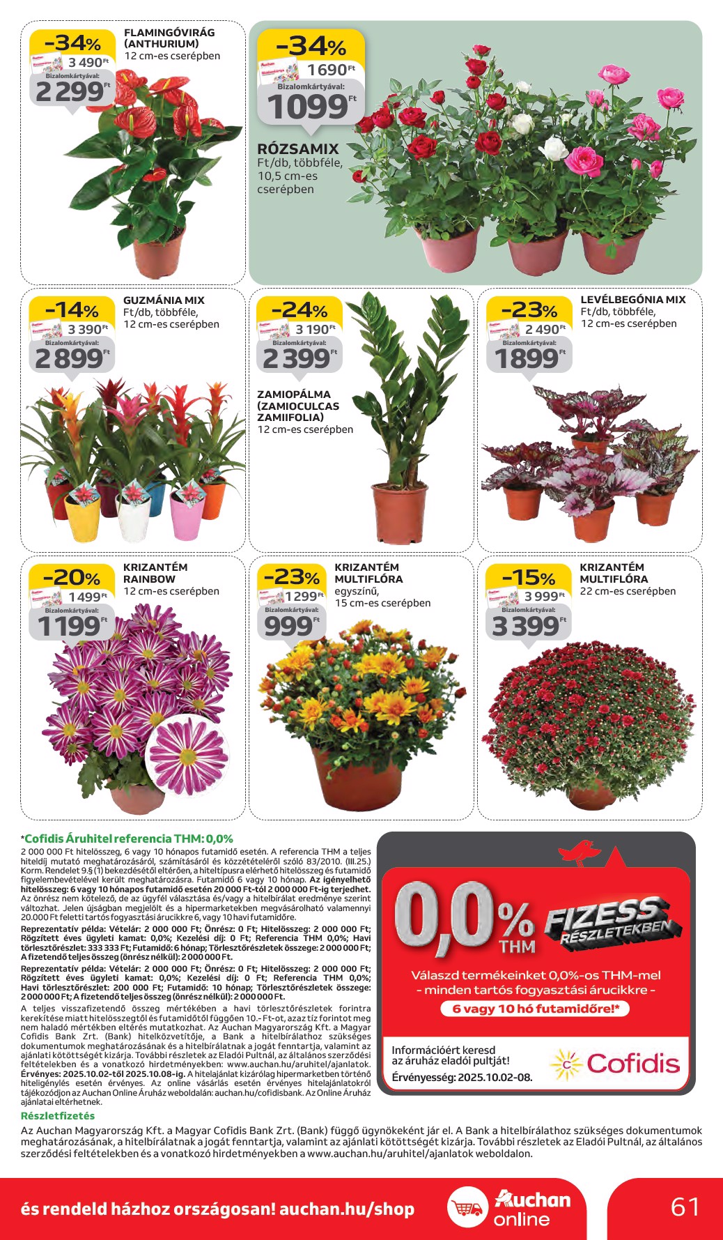 auchan - Auchan Hipermarket akciós újság, érvényes 10.02. - 10.08. - page: 61