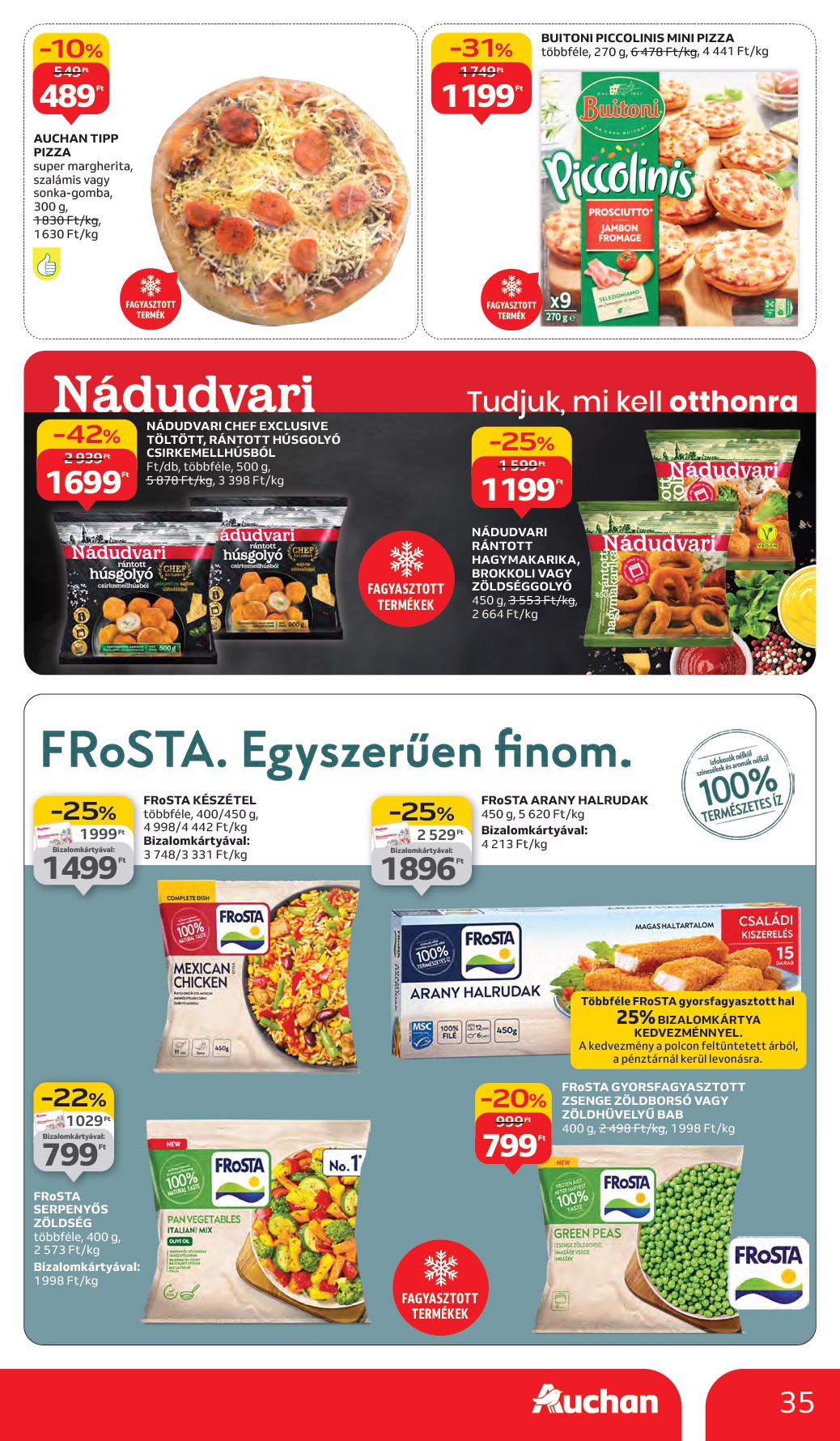 auchan - Auchan Hipermarket akciós újság, érvényes 10.02. - 10.08. - page: 35