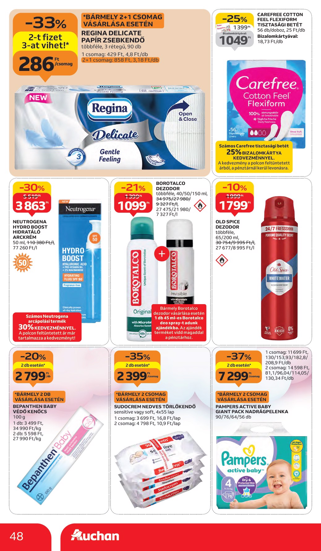 auchan - Auchan Hipermarket akciós újság, érvényes 10.02. - 10.08. - page: 48