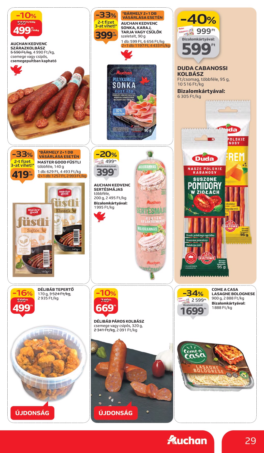 auchan - Auchan Hipermarket akciós újság, érvényes 10.02. - 10.08. - page: 29
