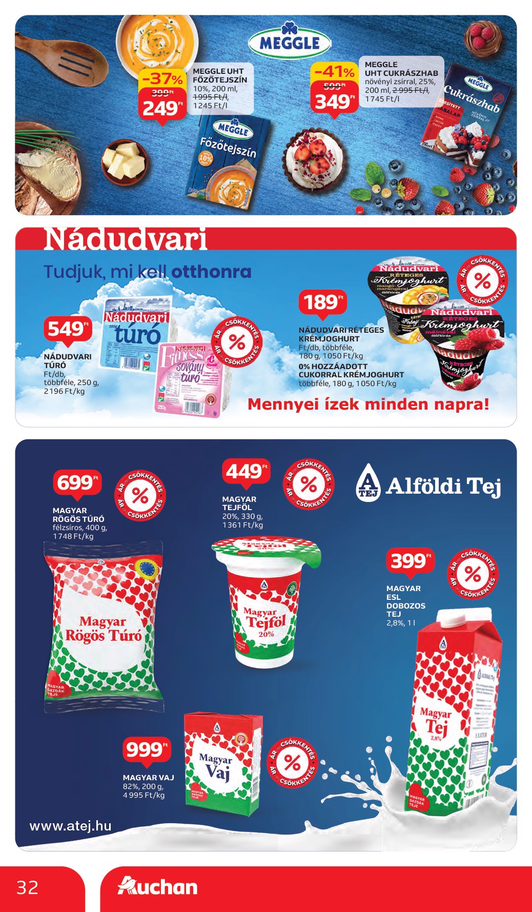 auchan - Auchan Hipermarket akciós újság, érvényes 10.02. - 10.08. - page: 32