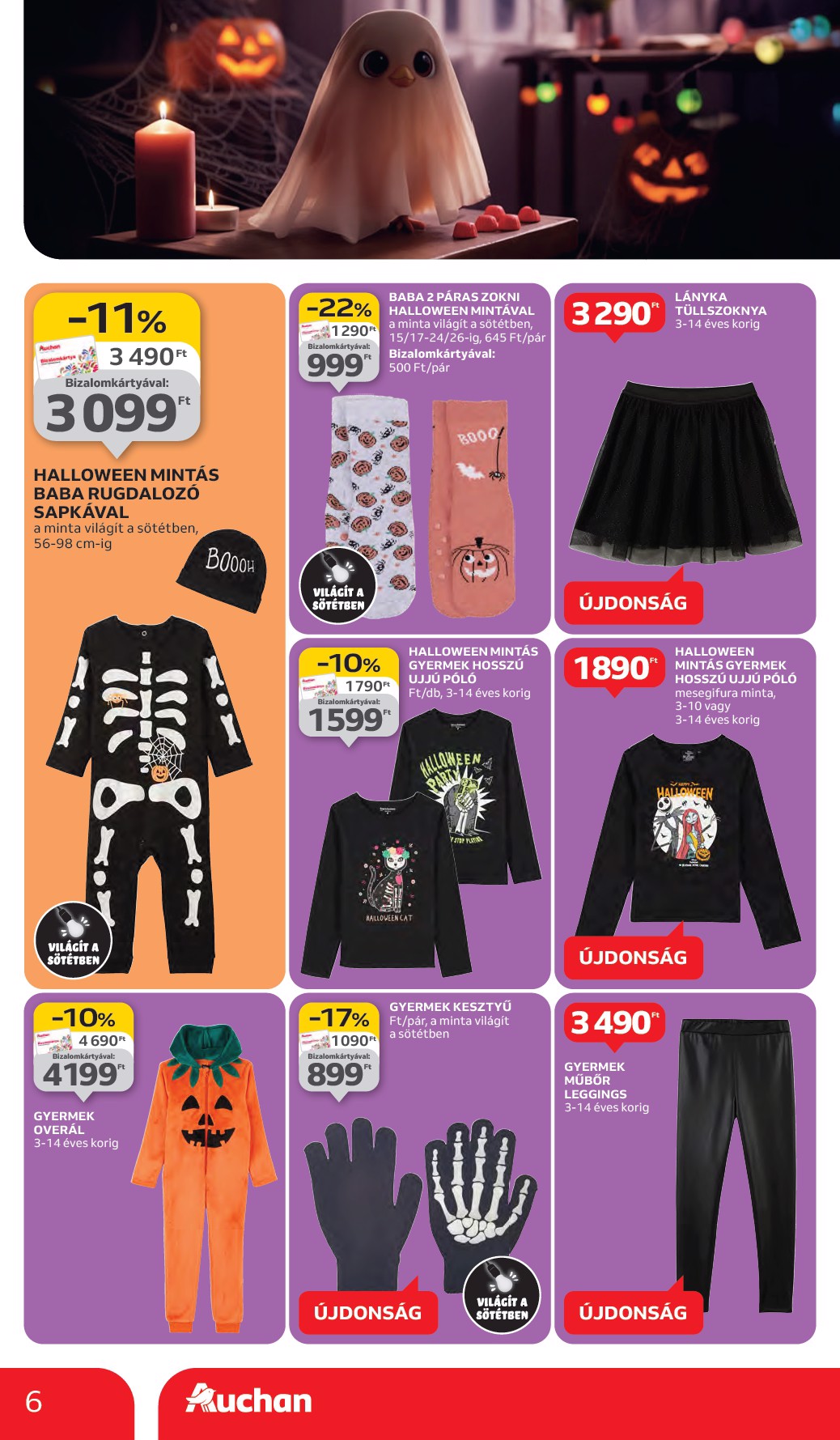 auchan - Auchan Hipermarket akciós újság, érvényes 10.02. - 10.08. - page: 6