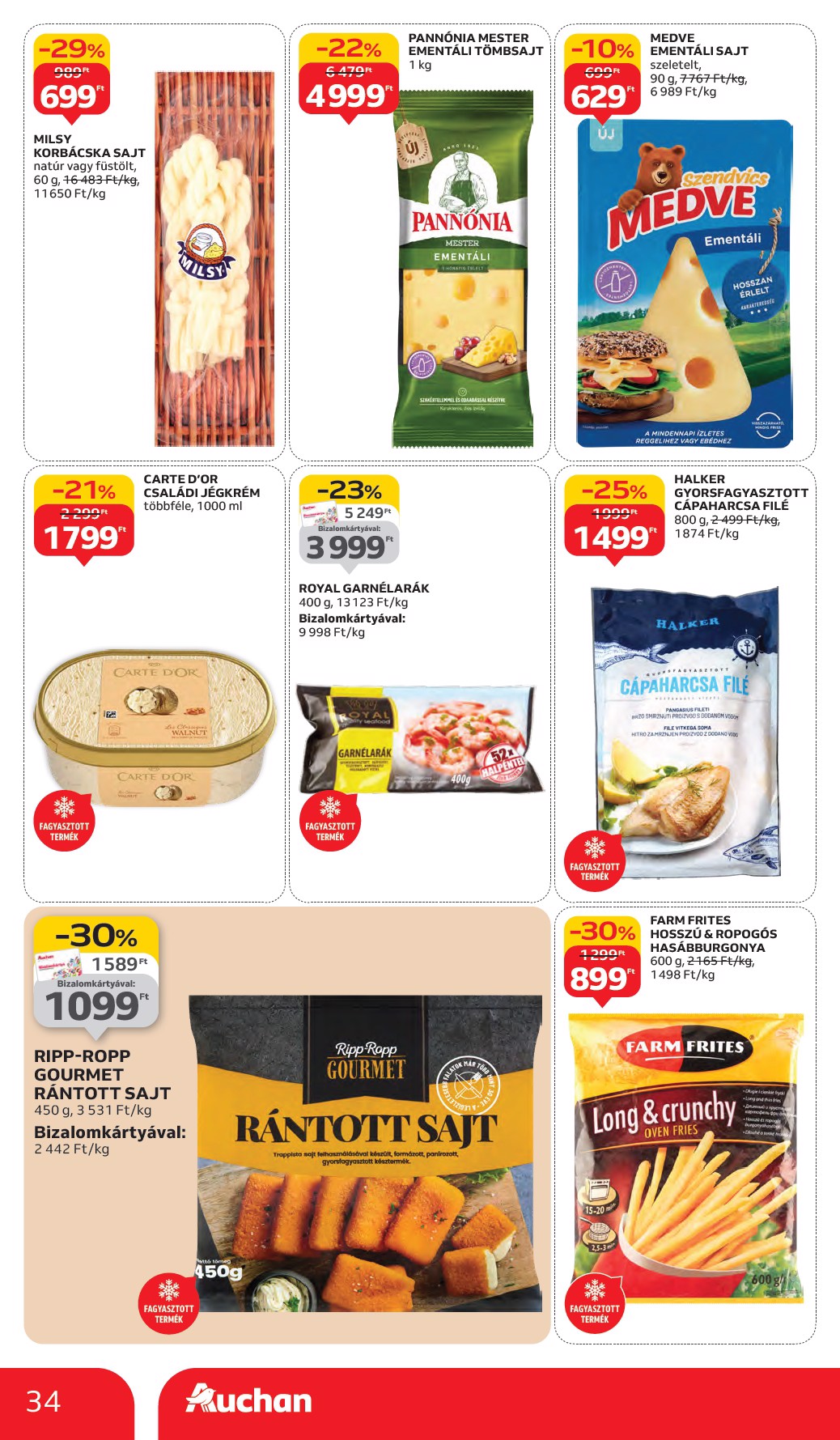 auchan - Auchan Hipermarket akciós újság, érvényes 10.02. - 10.08. - page: 34