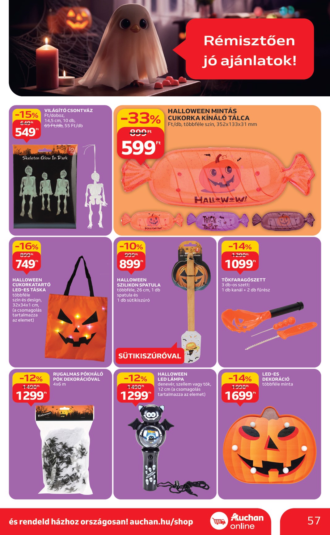 auchan - Auchan Hipermarket akciós újság, érvényes 10.09. - 10.15. - page: 57