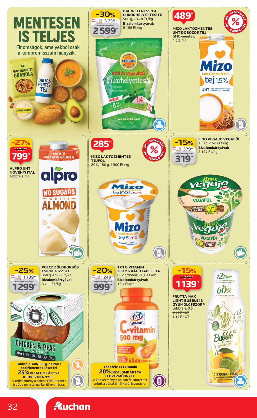 auchan - Auchan Hipermarket akciós újság, érvényes 10.09. - 10.15. - page: 32