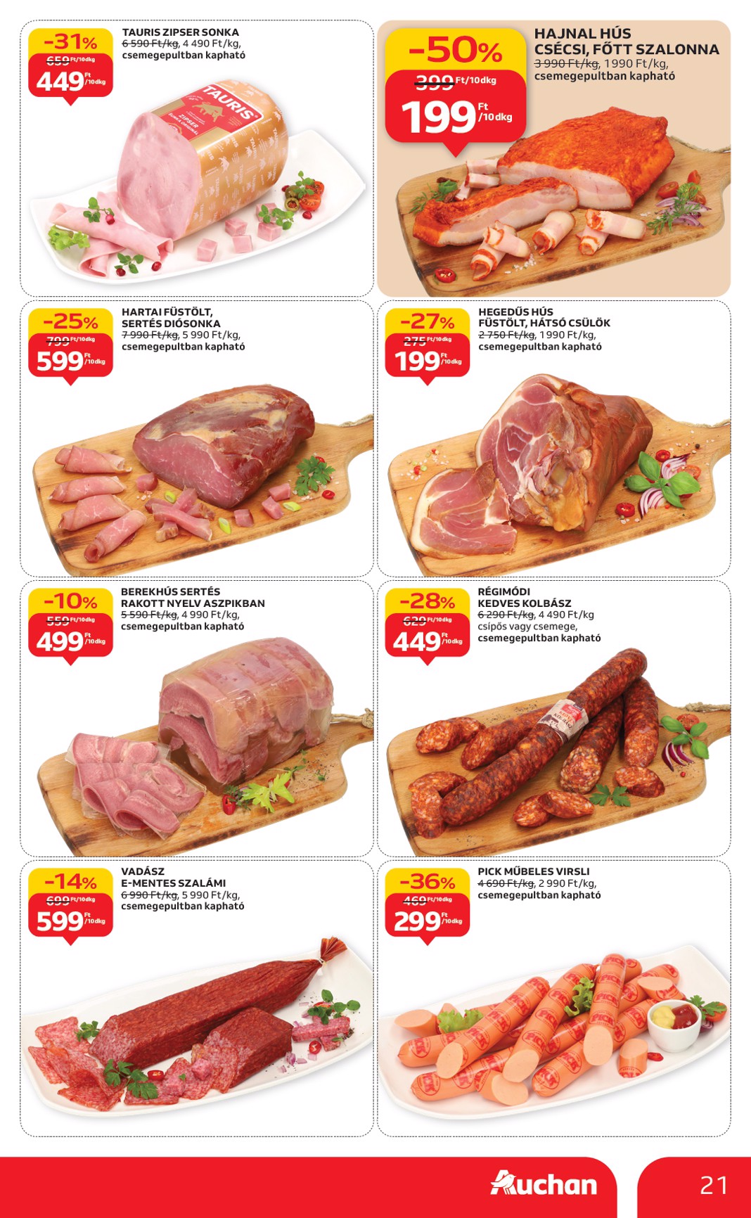 auchan - Auchan Hipermarket akciós újság, érvényes 10.09. - 10.15. - page: 21