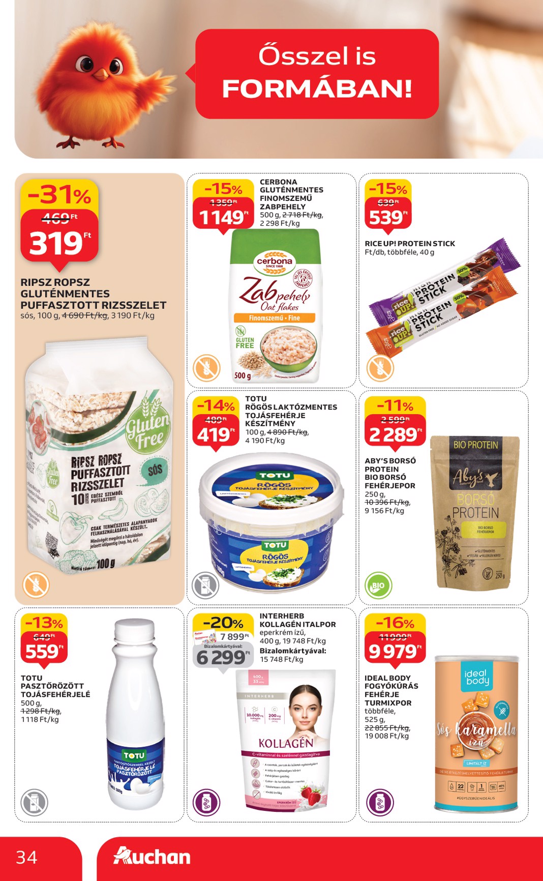 auchan - Auchan Hipermarket akciós újság, érvényes 10.09. - 10.15. - page: 34