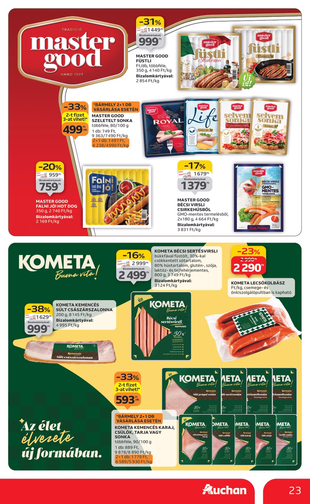 auchan - Auchan Hipermarket akciós újság, érvényes 10.09. - 10.15. - page: 23