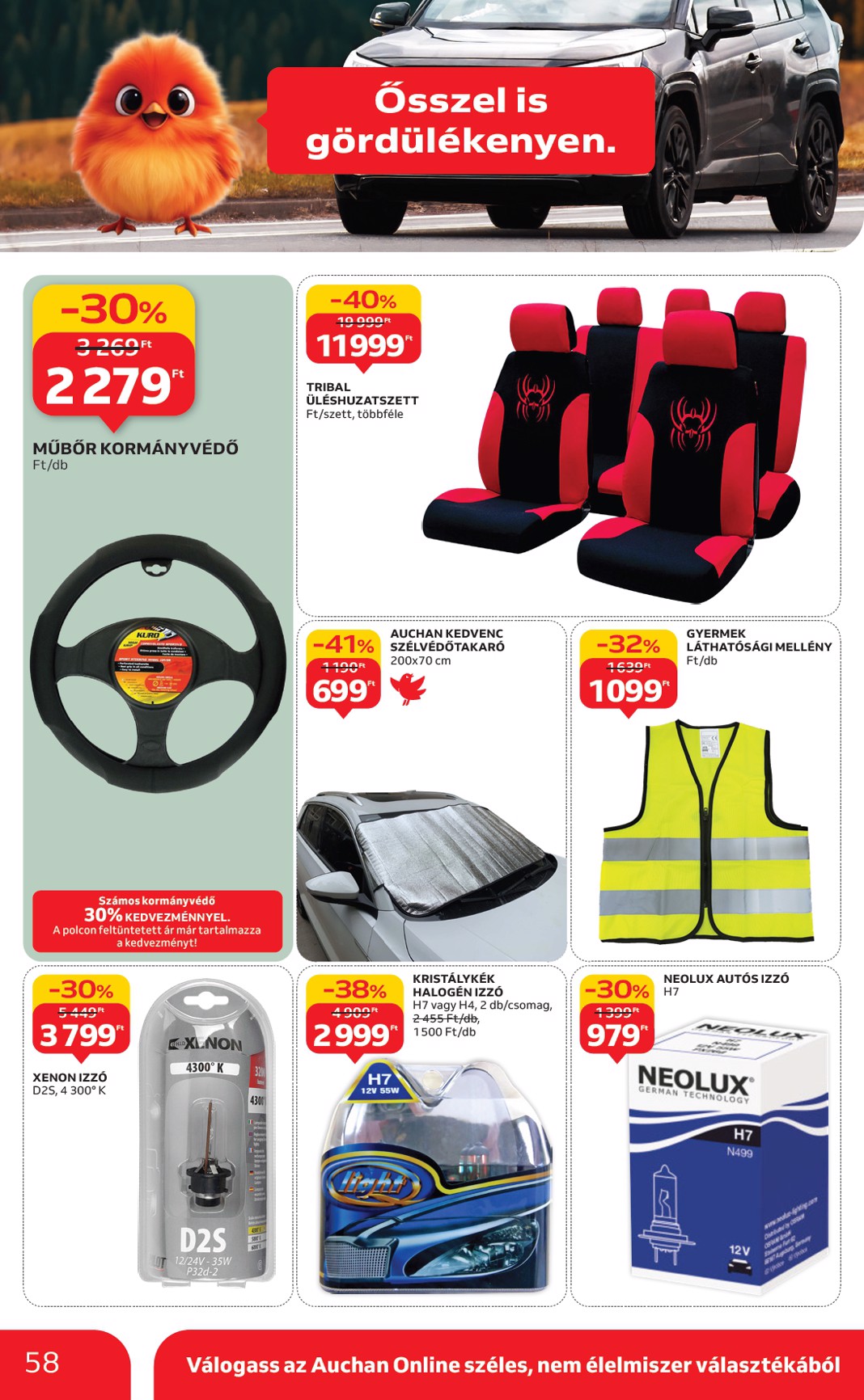 auchan - Auchan Hipermarket akciós újság, érvényes 10.09. - 10.15. - page: 58